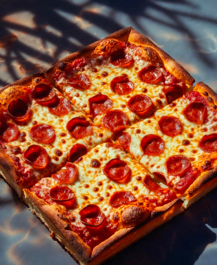 Cannabis-Infused Detroit-Style Pepperoni Pizza That Evicts Your Soul