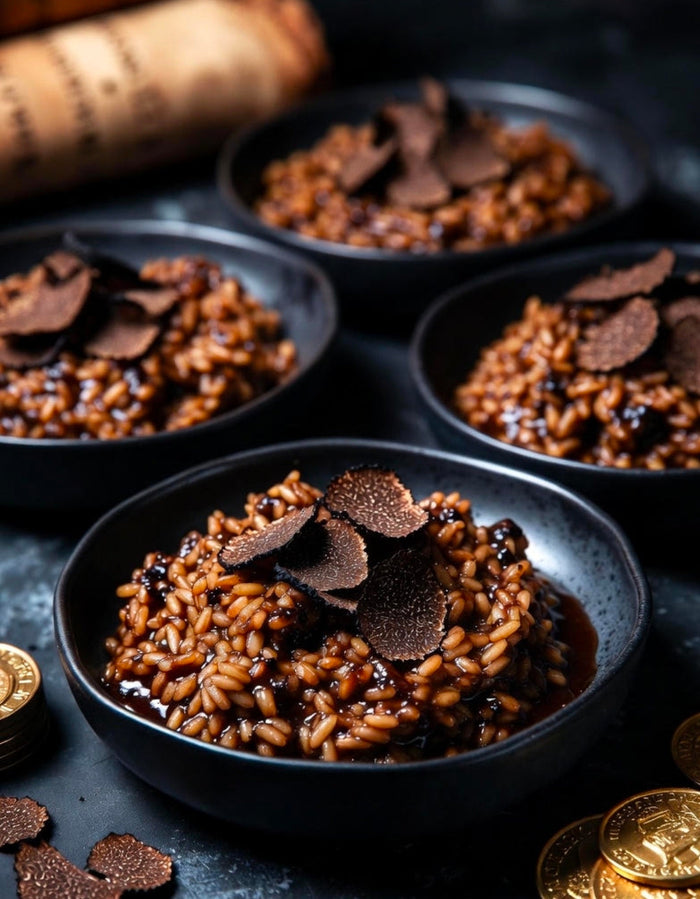 Cannabis-Infused Black-Truffle Risotto That Files Your Taxes in Another Language