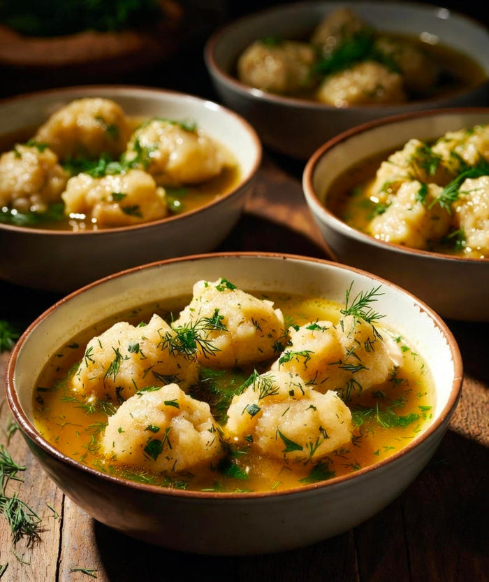 Cannabis-Infused Schmaltz Matzo Ball Soup