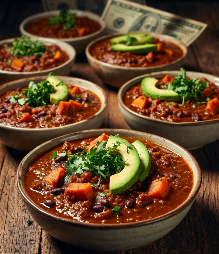 Cannabis-Infused Sweet-Potato Black-Bean Chili