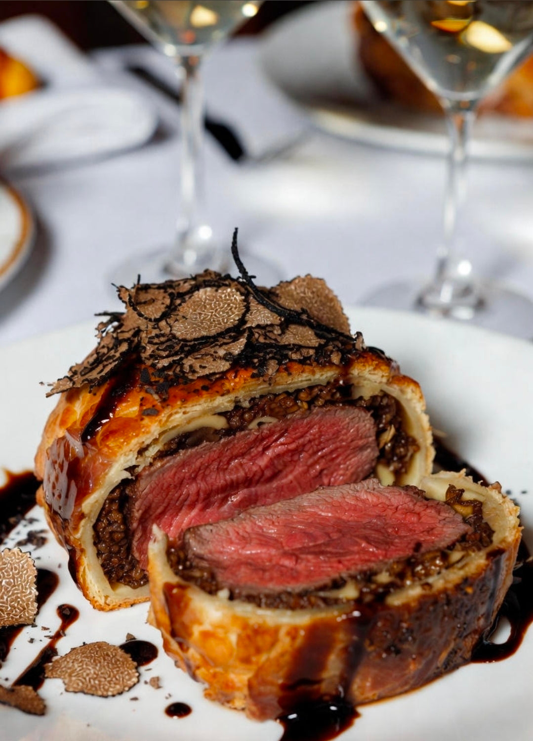 The Final Boss: 100-Hour Wagyu Beef Wellington with Infused Morel-Duxelles Butter, Périgord Truffle, and 30-Year Balsamic