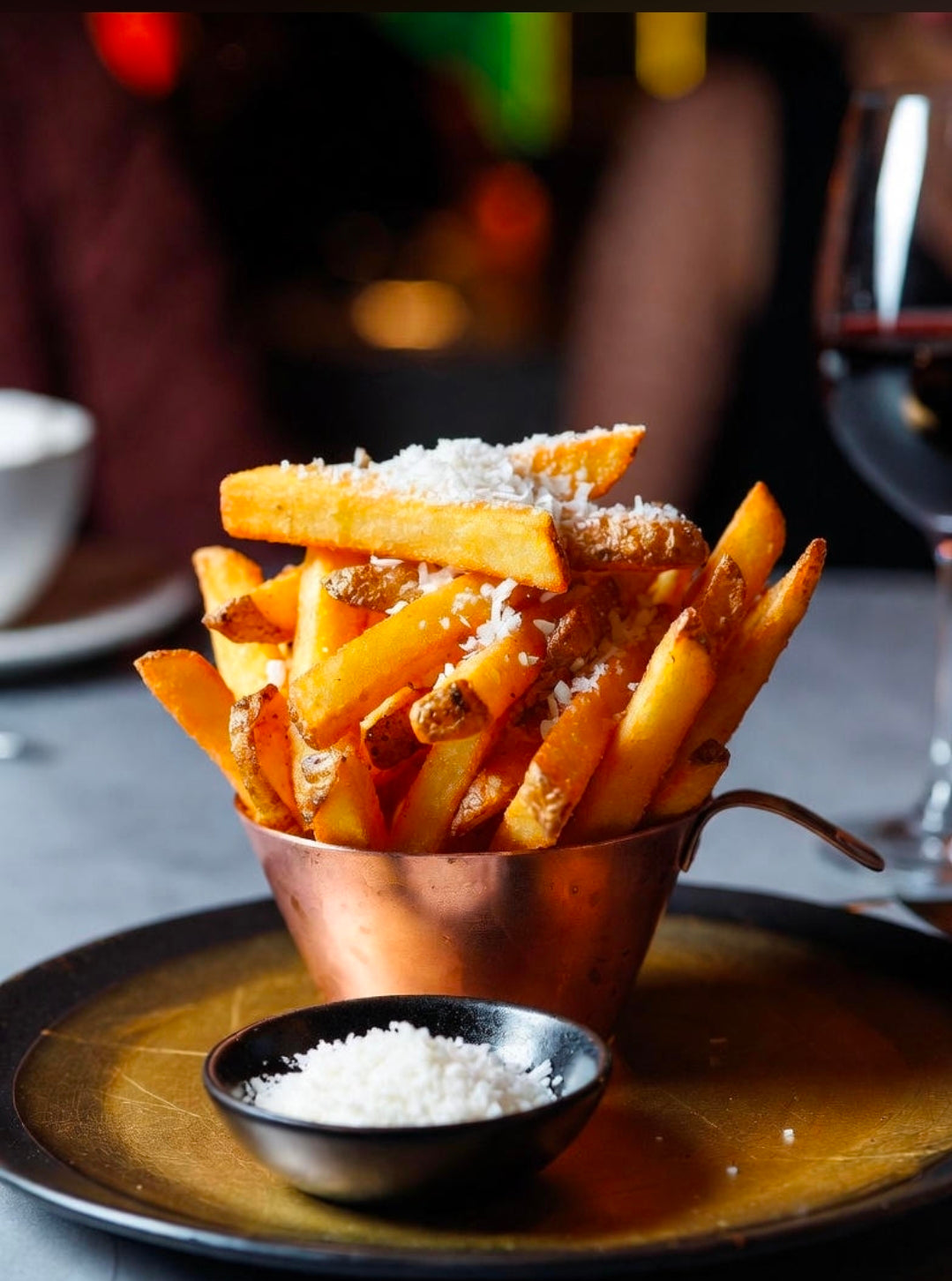 Infused Duck Fat Fries with Truffle Mayo (Microdose Edition)