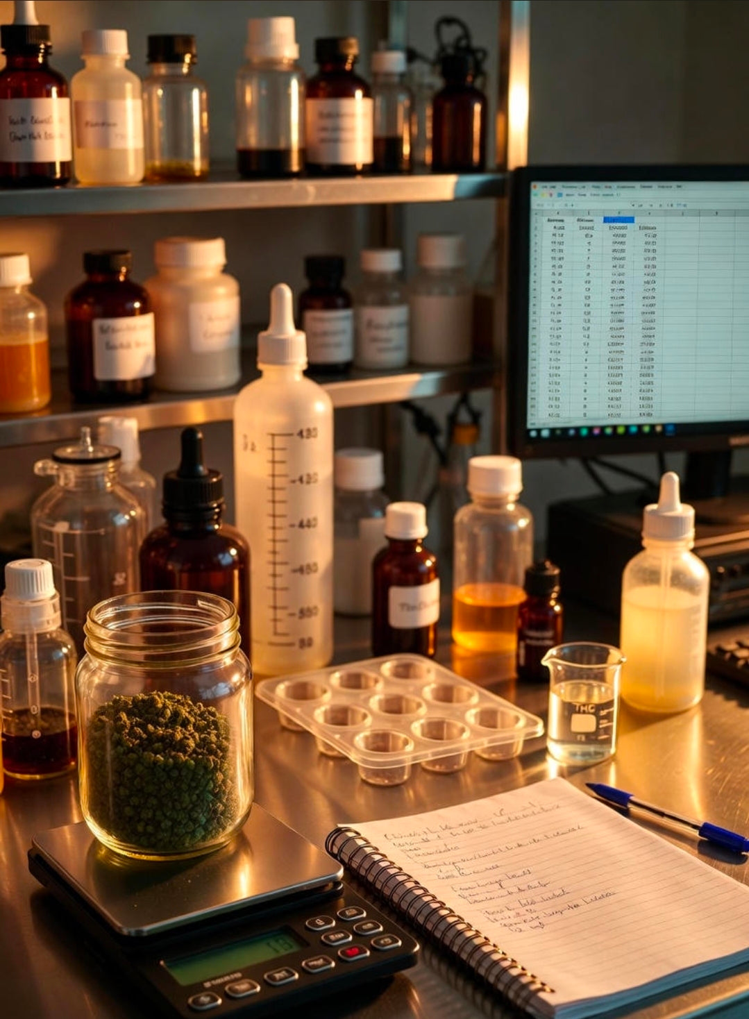 Dosing Math: From Flower to Final Gummy
