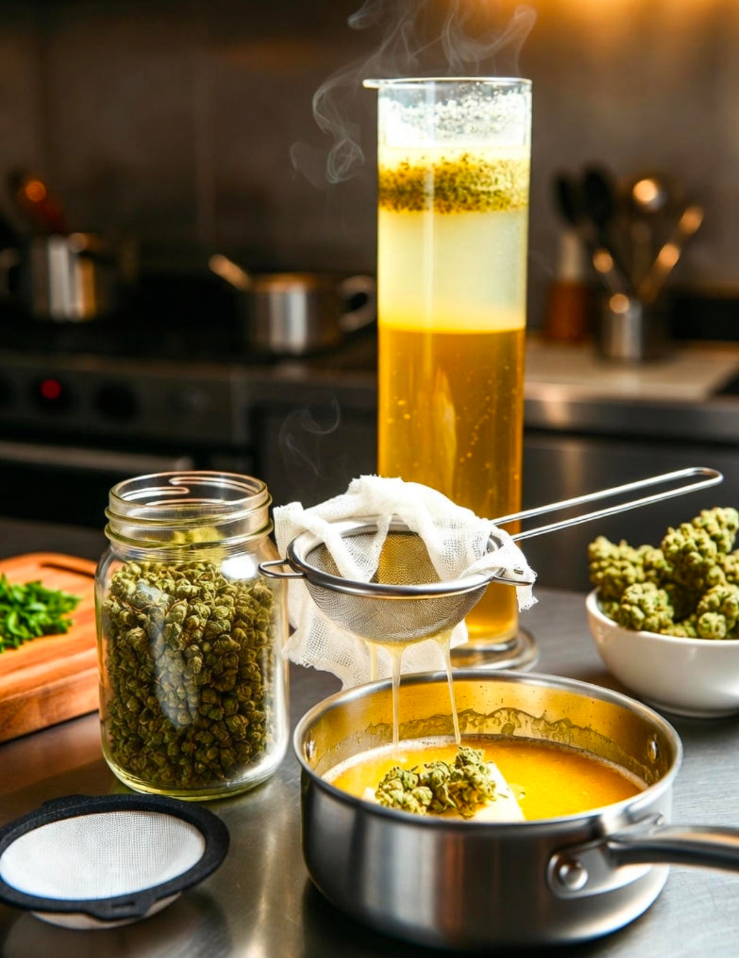 Clarified Canna-Butter: Pro Chef Technique