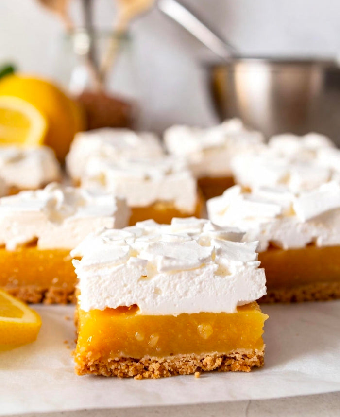 Lemon Meringue THC Pie Bars
