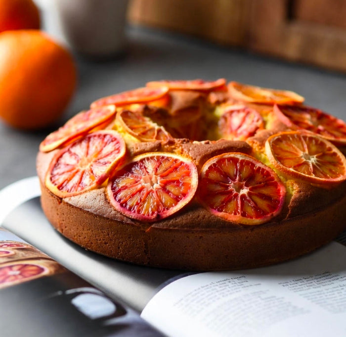 Blood Orange THC Olive Oil Cake