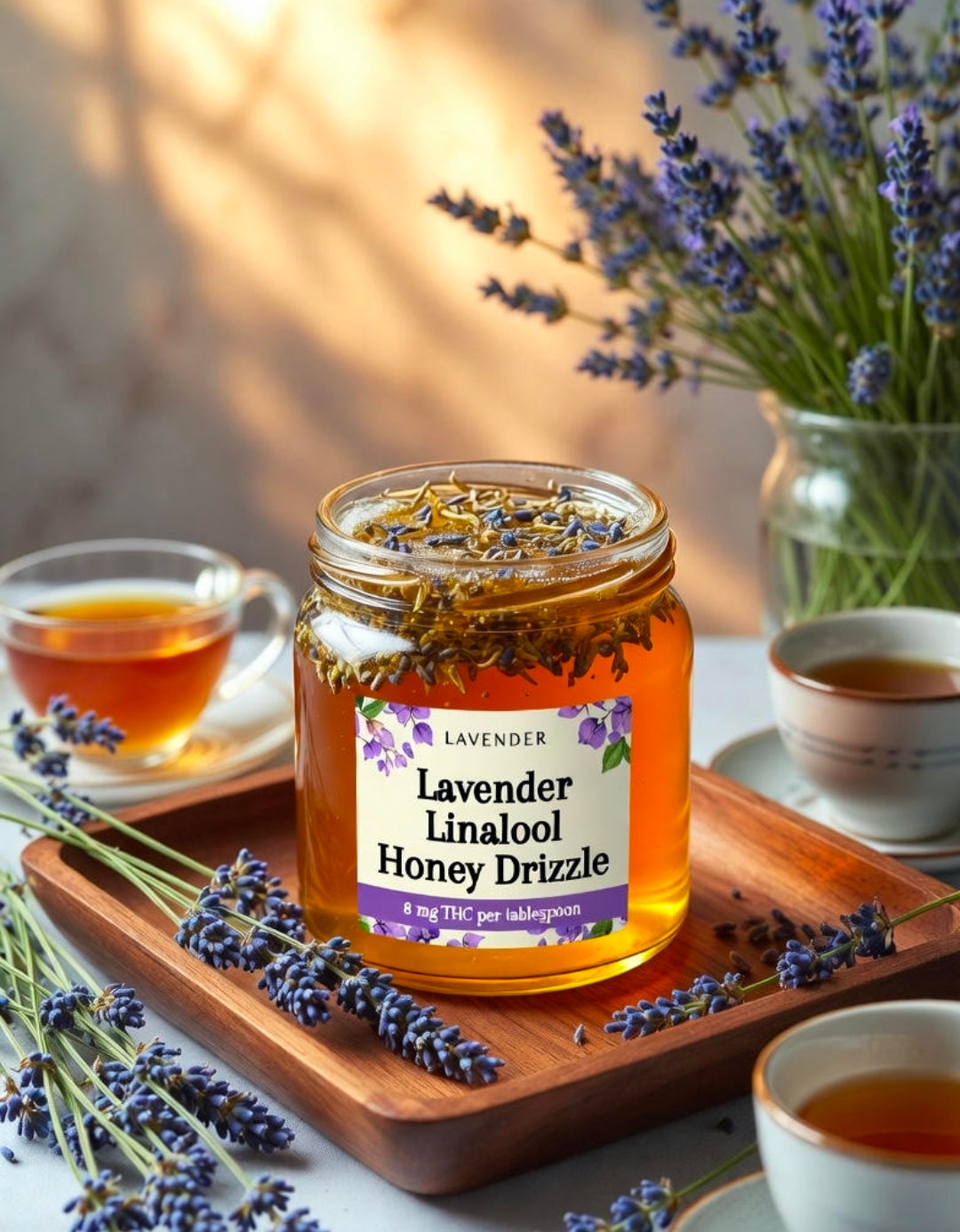 Lavender Linalool Honey Drizzle