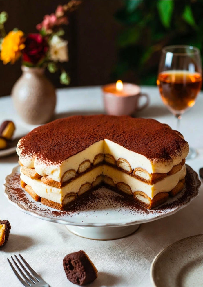 Tiramisu Layer Cake