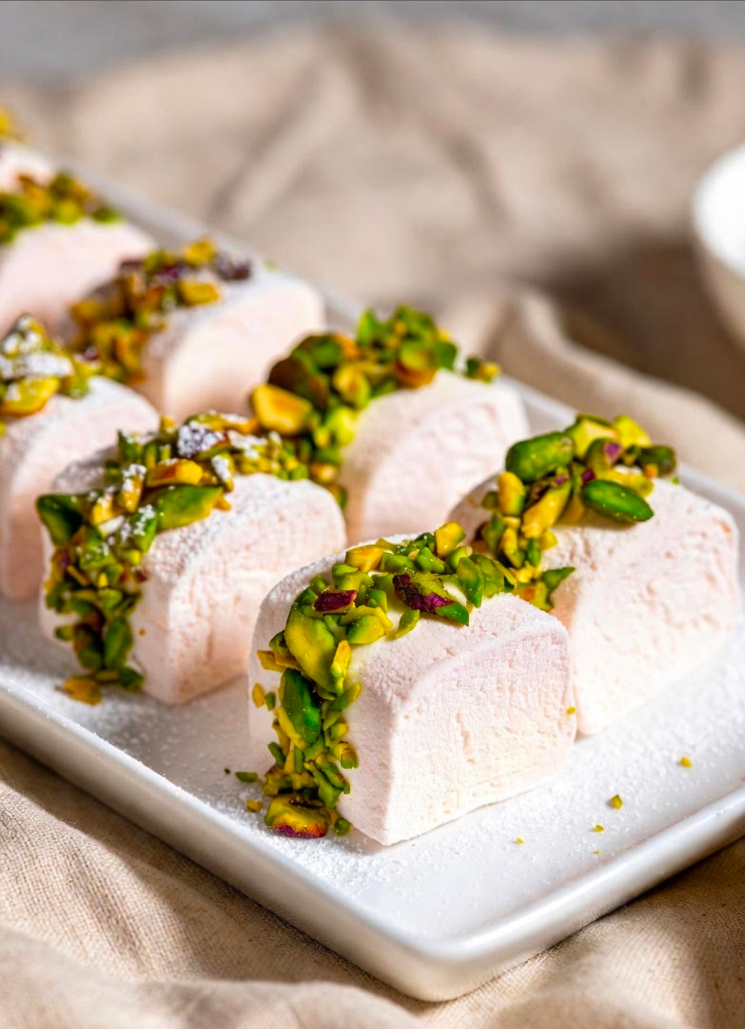 Rosewater Pistachio THC Marshmallows