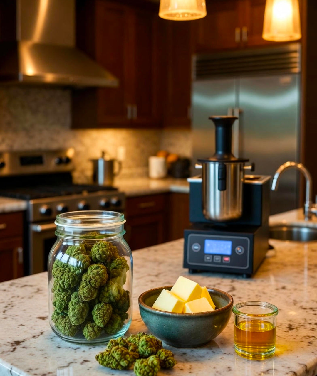 Making Edibles With Fresh Frozen Bud