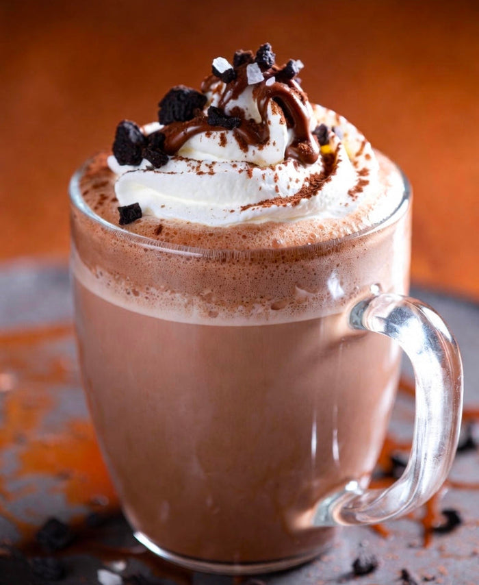 Salted Brown-Butter Hazelnut Mocha Latte