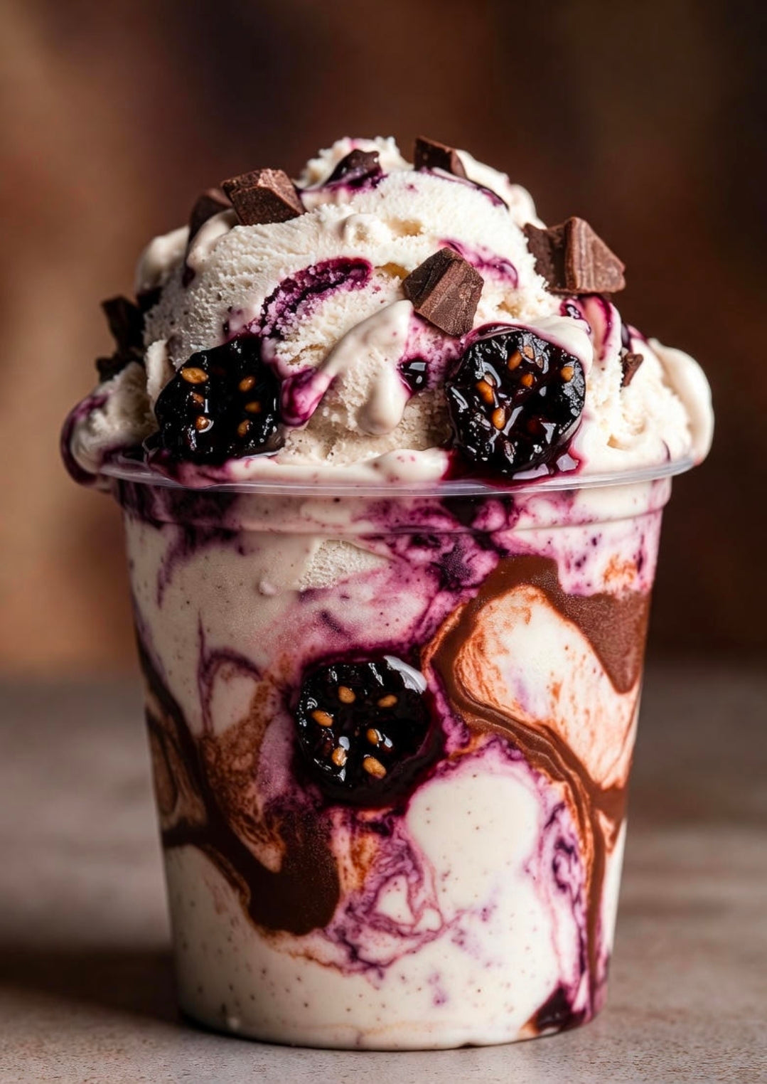 Cherry Garcia Style THC Ice Cream
