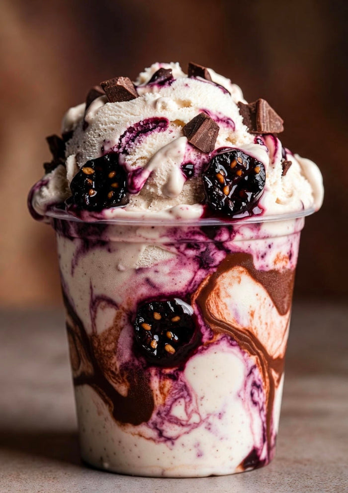 Cherry Garcia Style THC Ice Cream