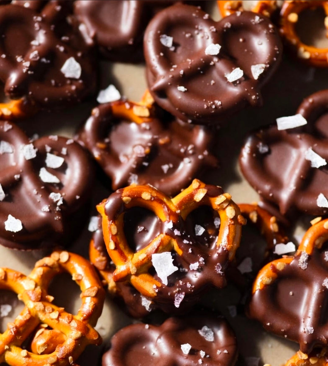 Chocolate-Covered Pretzel THC Bites