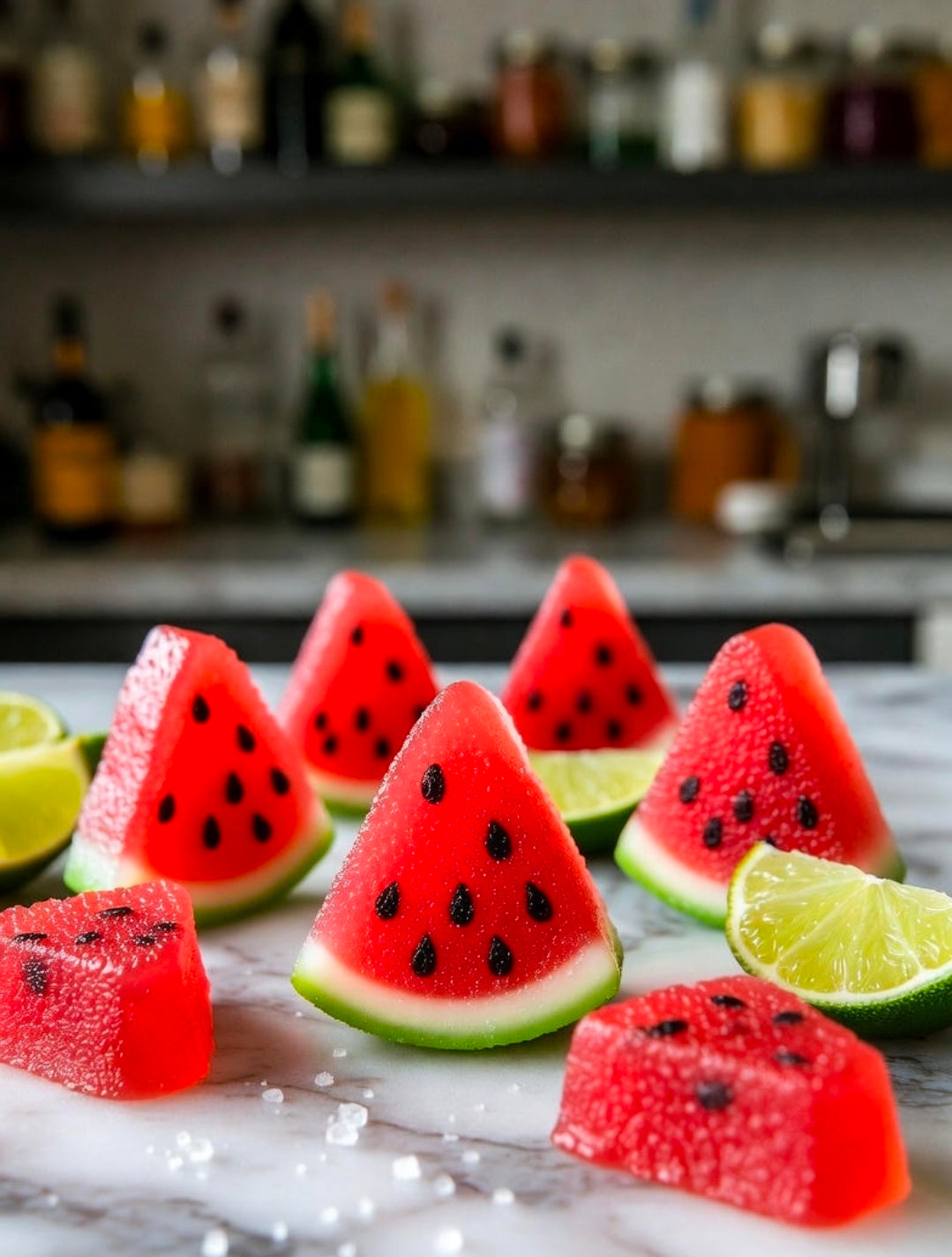 Spiked Watermelon Margarita Gummies