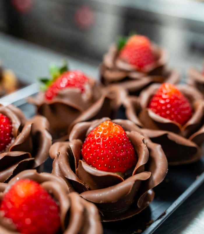 Chocolate-Covered Strawberry THC Roses