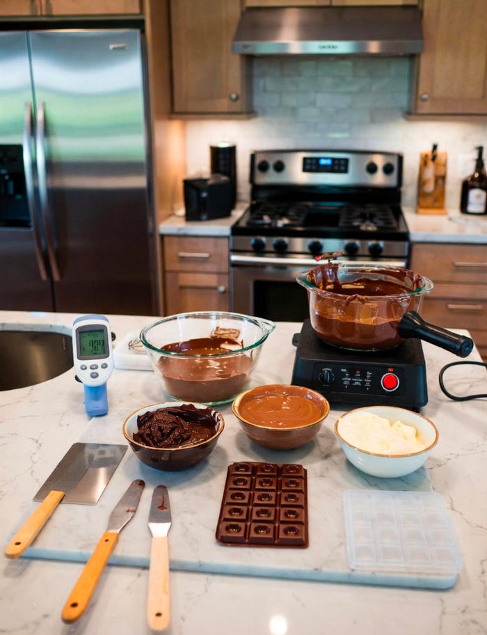 Kitchen Tour: The Chocolate Tempering Station