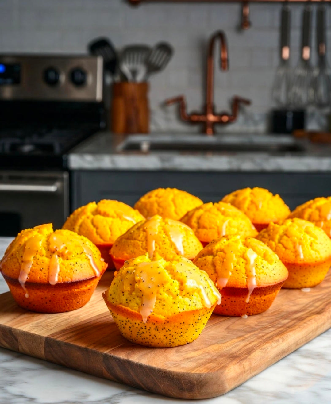Lemon Poppyseed THC Muffins