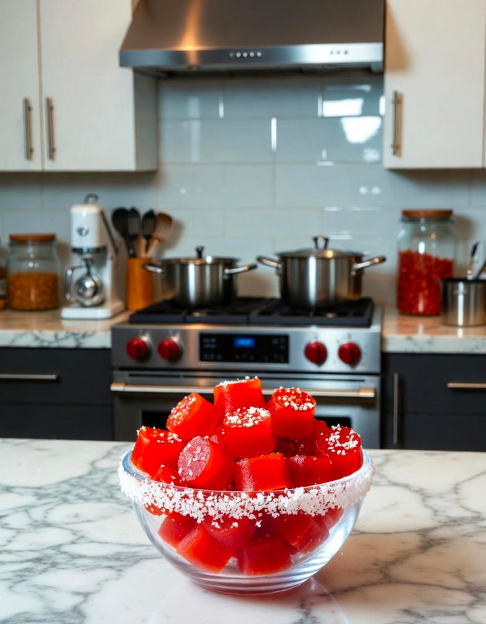Spiked Bloody Mary Tomato Gummies