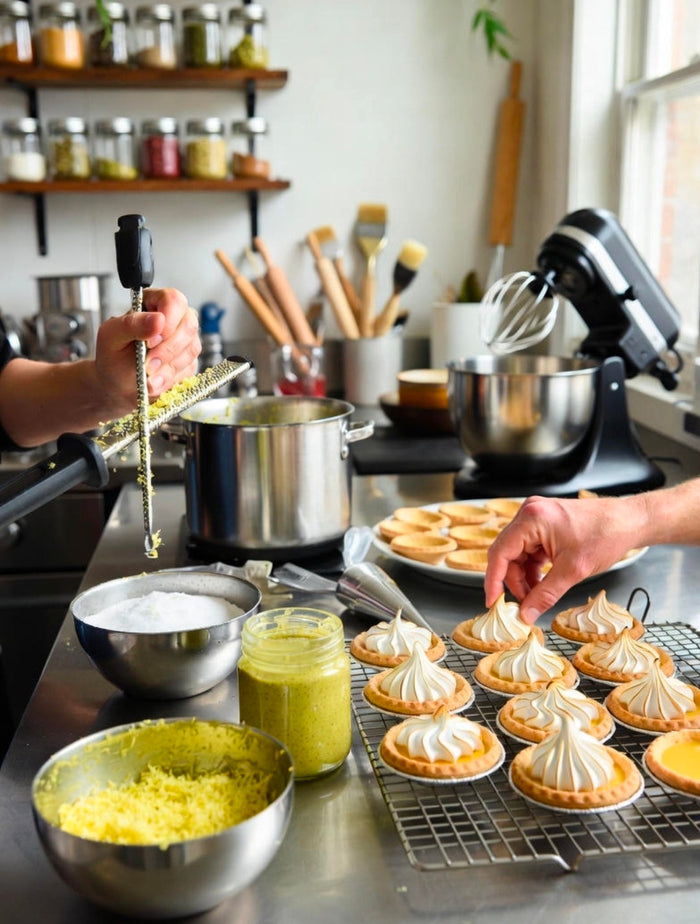 Yuzu Meringue THC Tartlets