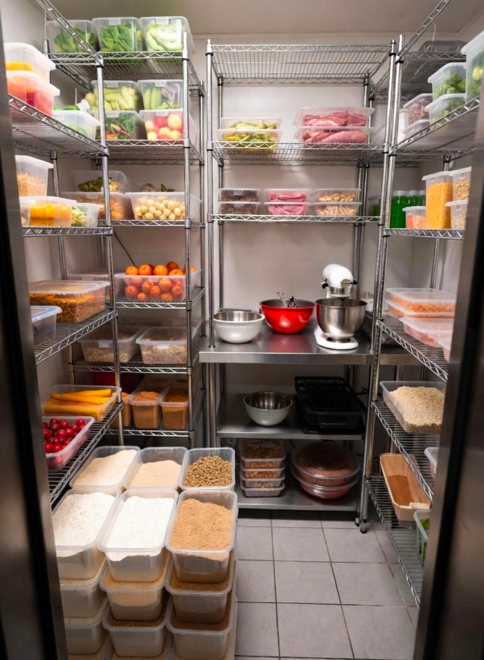 Kitchen Tour: The New Freezer Room