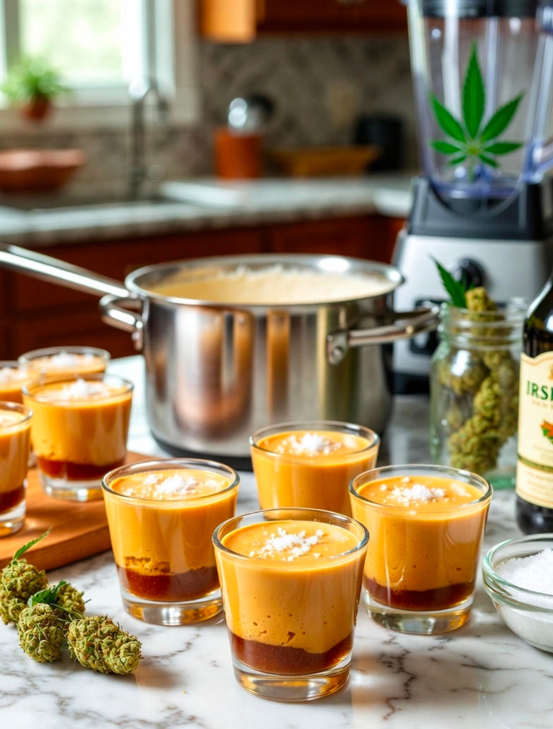 Salted Butterscotch THC Pudding Shots