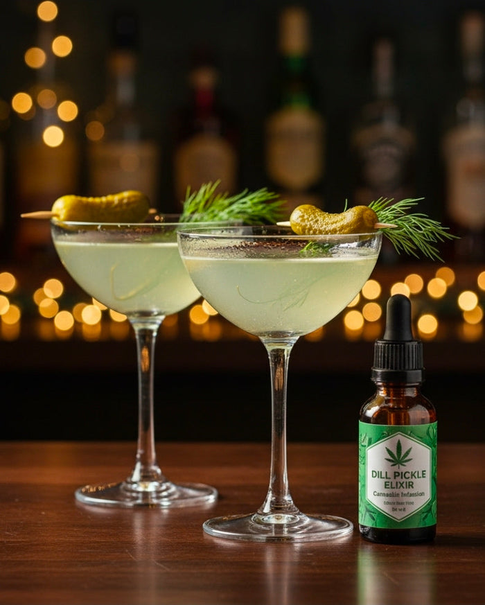 DILL PICKLE MARTINI MOCKTAIL