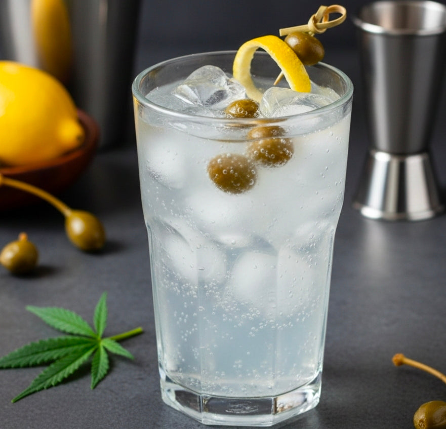 CAPERBERRY & LEMON SPRITZER