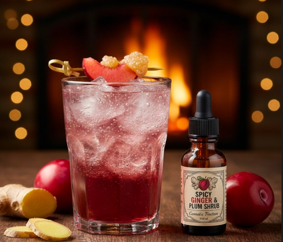 SPICY GINGER & PLUM SHRUB