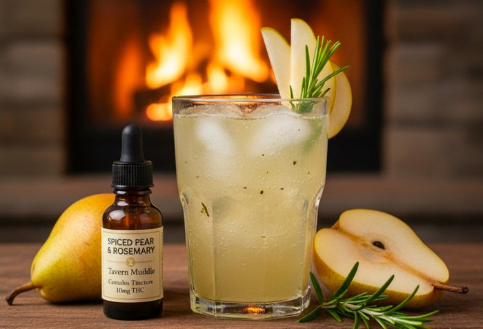 SPICED PEAR & ROSEMARY TAVERN MUDDLE