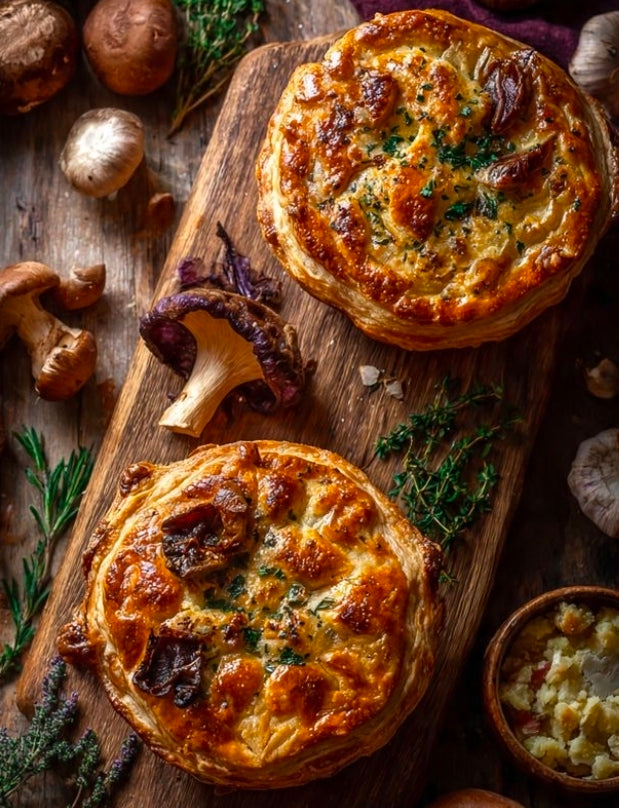 ARTISANAL MUSHROOM PIES WITH ONSET BOOST