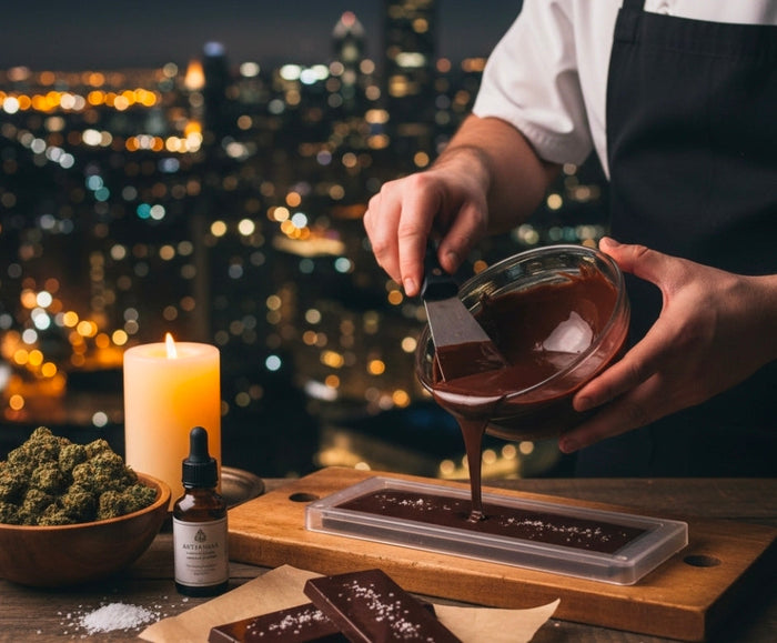 CHEF'S SIGNATURE MACRO-DOSED DARK CHOCOLATE BAR