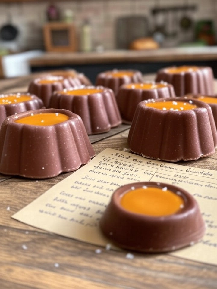 Salted Caramel Canna-Chocolate Turtles