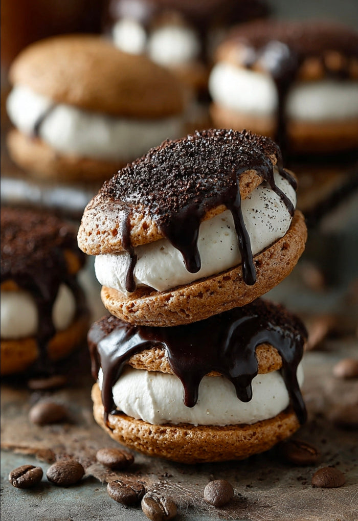 Tiramisu-Inspired Canna-Whoopie Pies