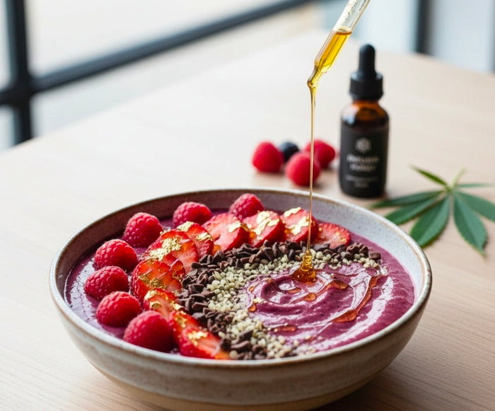 Aphrodisiac Berry Canna-Smoothie Bowls