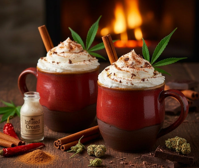 Spiced Hot Canna-Chocolate with Cinnamon and Chili