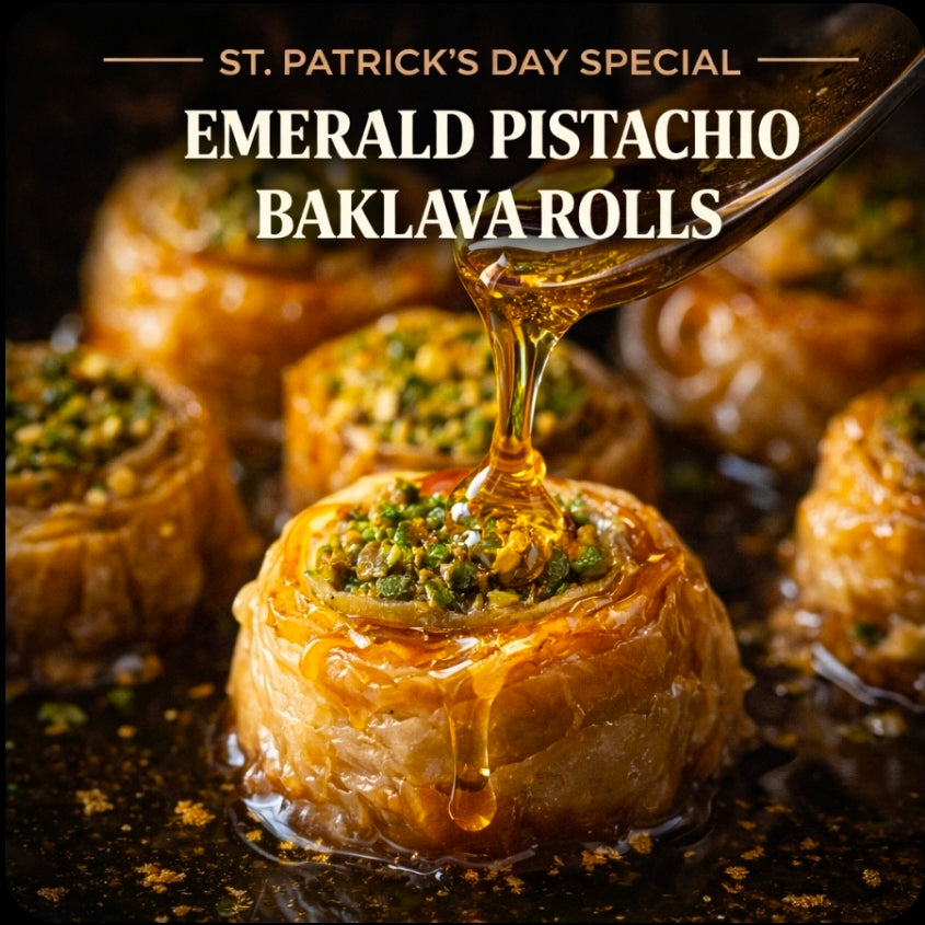 Cannabis-Infused “Emerald Pistachio Baklava Rolls