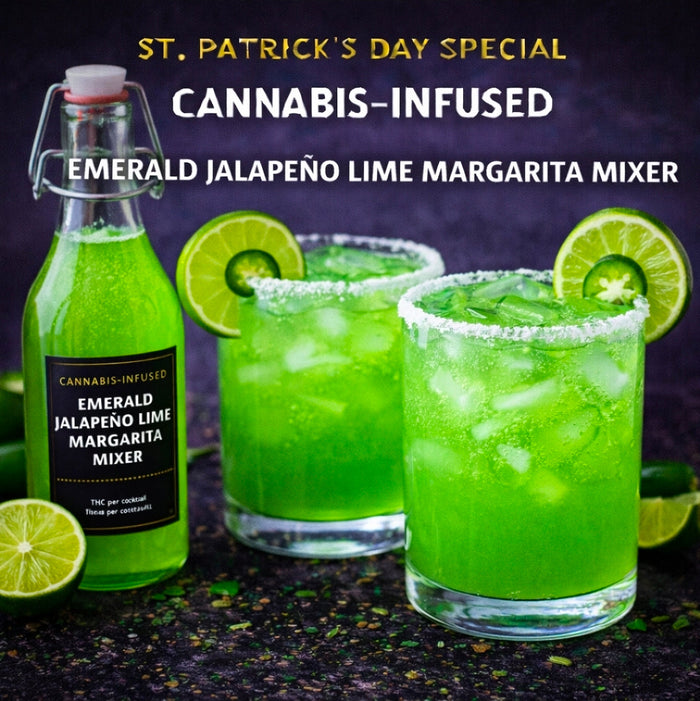 Cannabis-Infused Emerald Jalapeño Lime Margarita Mixer