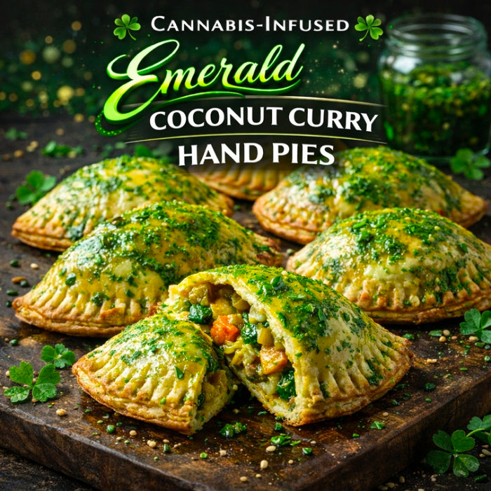 Cannabis-Infused Emerald Coconut Curry Hand Pies