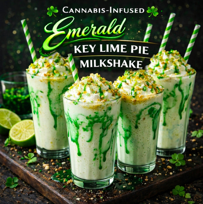 Cannabis-Infused Emerald Key Lime Pie Milkshake