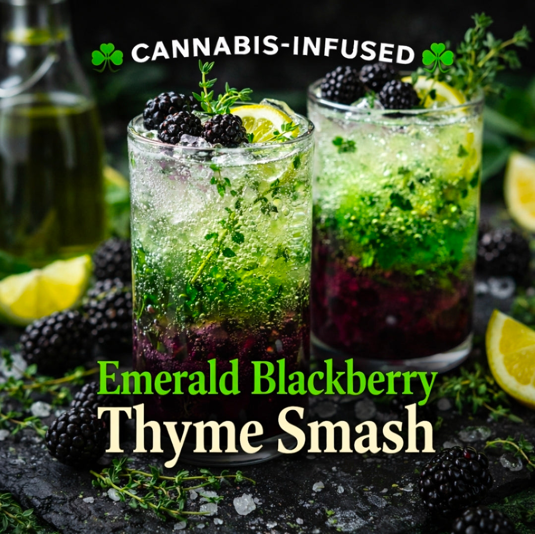 Cannabis-Infused “Emerald Blackberry Thyme Smash”