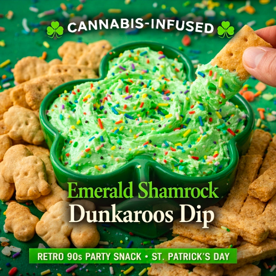 Cannabis-Infused “Emerald Shamrock Dunkaroos Dip”