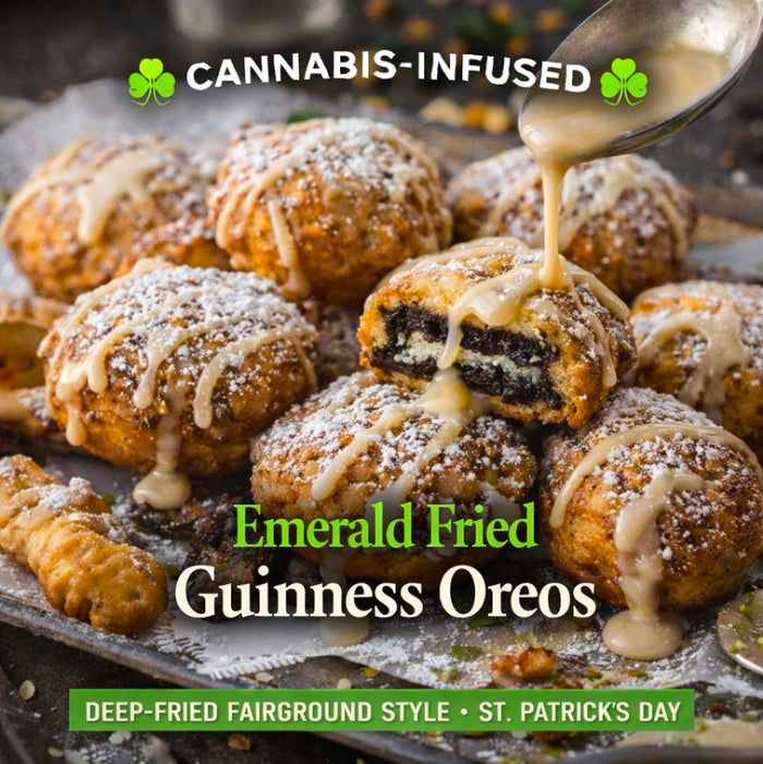 Cannabis-Infused “Emerald Fried Guinness Oreos”