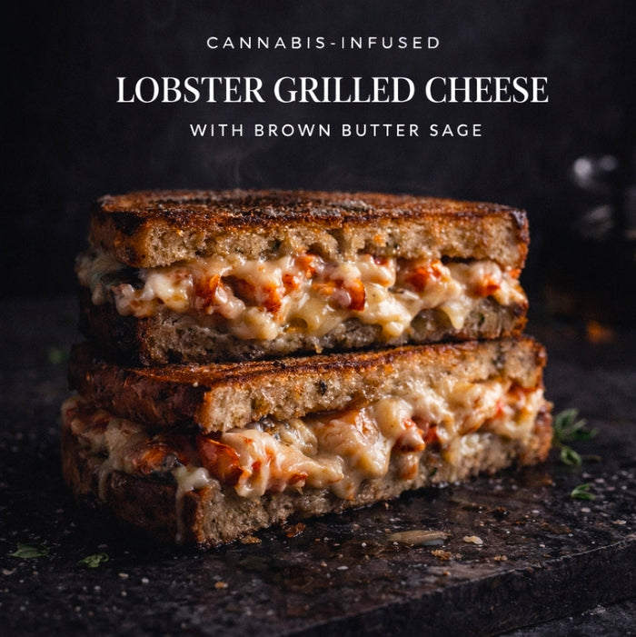Cannabis-Infused Lobster Grilled Cheese with Brown Butter Sage