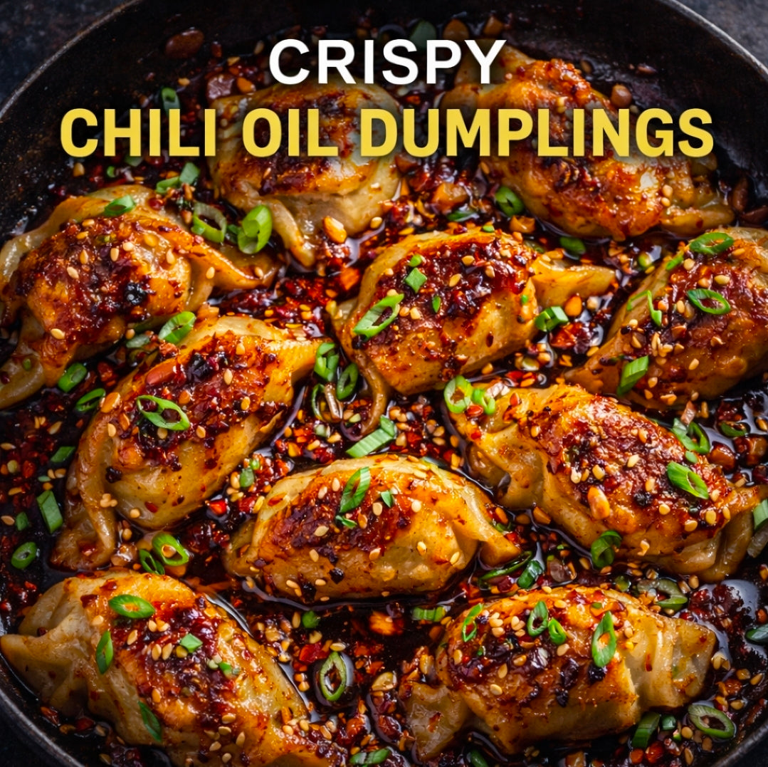 Cannabis-Infused Crispy Chili Oil Dumplings
