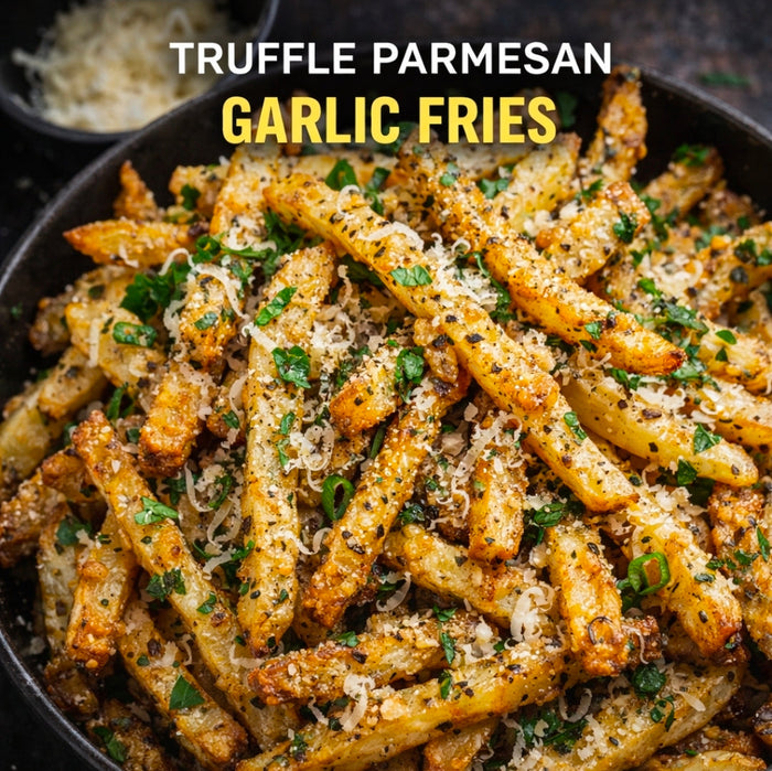 Cannabis-Infused Truffle Parmesan Garlic Fries