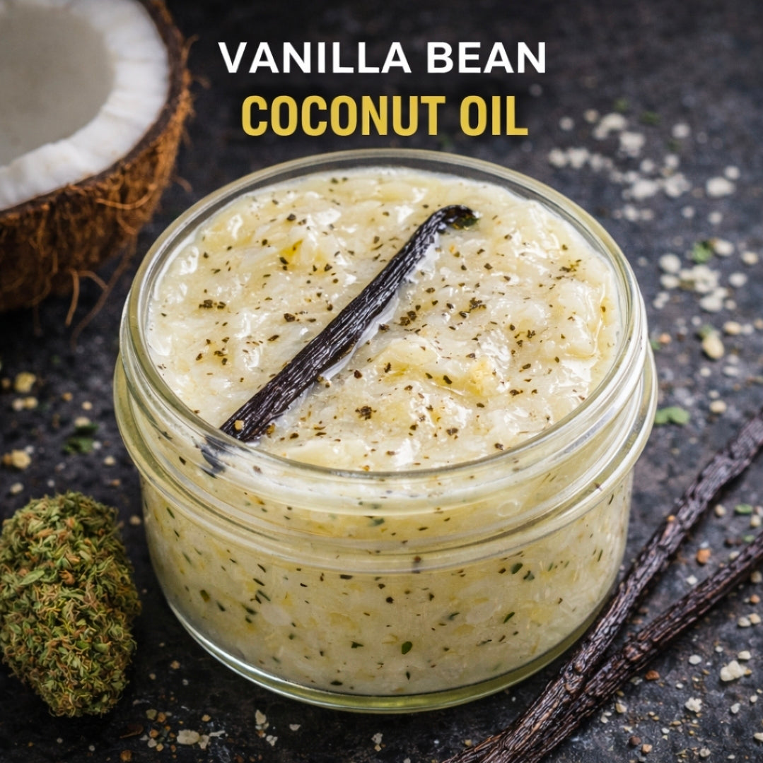 Cannabis-Infused Vanilla Bean Coconut Oil