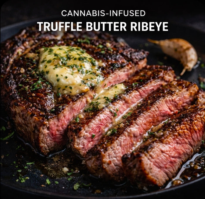 Cannabis-Infused Truffle Butter Steakhouse Ribeye