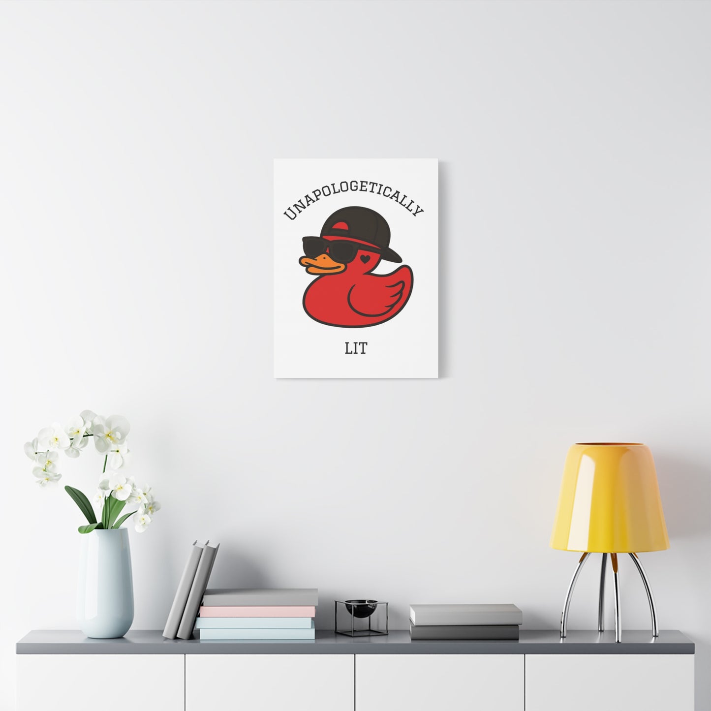 Danky PhuckIt Duck — “Unapologetically Lit” Canvas Print
