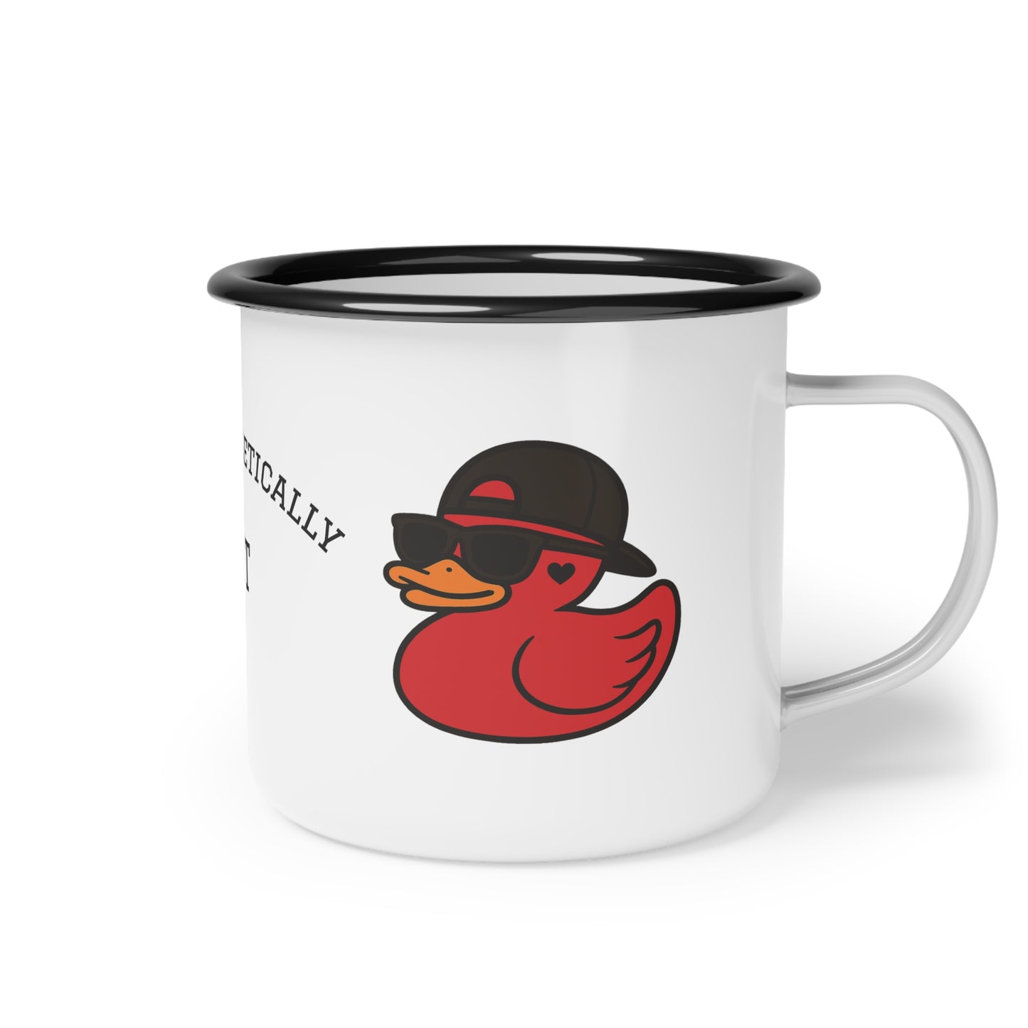 Unapologetically Lit Enamel Mug